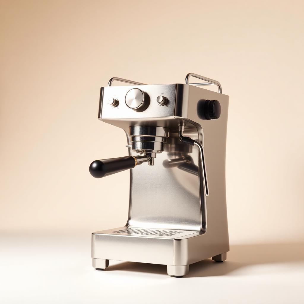 Brewsmith Duo espresso machine on a kitchen counter