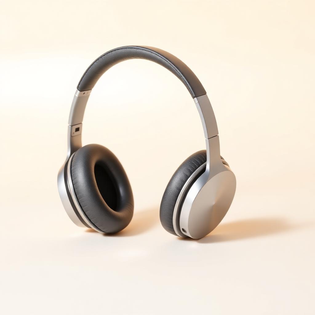 Auralis Quiet One headphones, three-quarter view